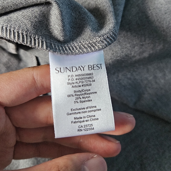 SUNDAY BEST Hartley Skirt Grey Tulip Skater Skirt 00 Artizia - Picture 7 of 8